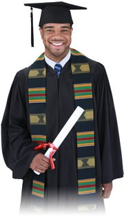 Ethnic Graduation Stole Genuine Kente Cloth